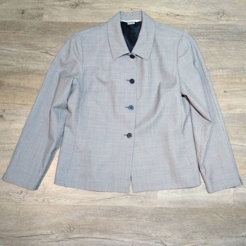 Vintage Austin Reed Jacket Womens Size 14 Worsted Wool Blazer US Made